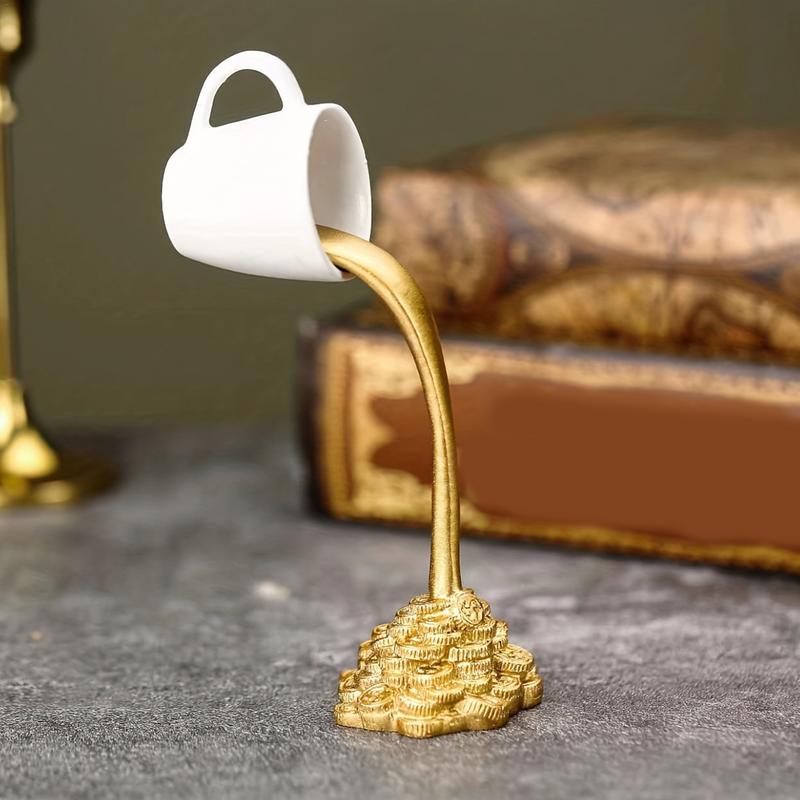 Resin Art Pouring - Creative ลอยถ้วยกาแฟเรซิ่นเท Splash Cafe แก้วประติมากรรมตลกตกแต่งสําหรับห้องครัวหน้าแรกของขวัญ