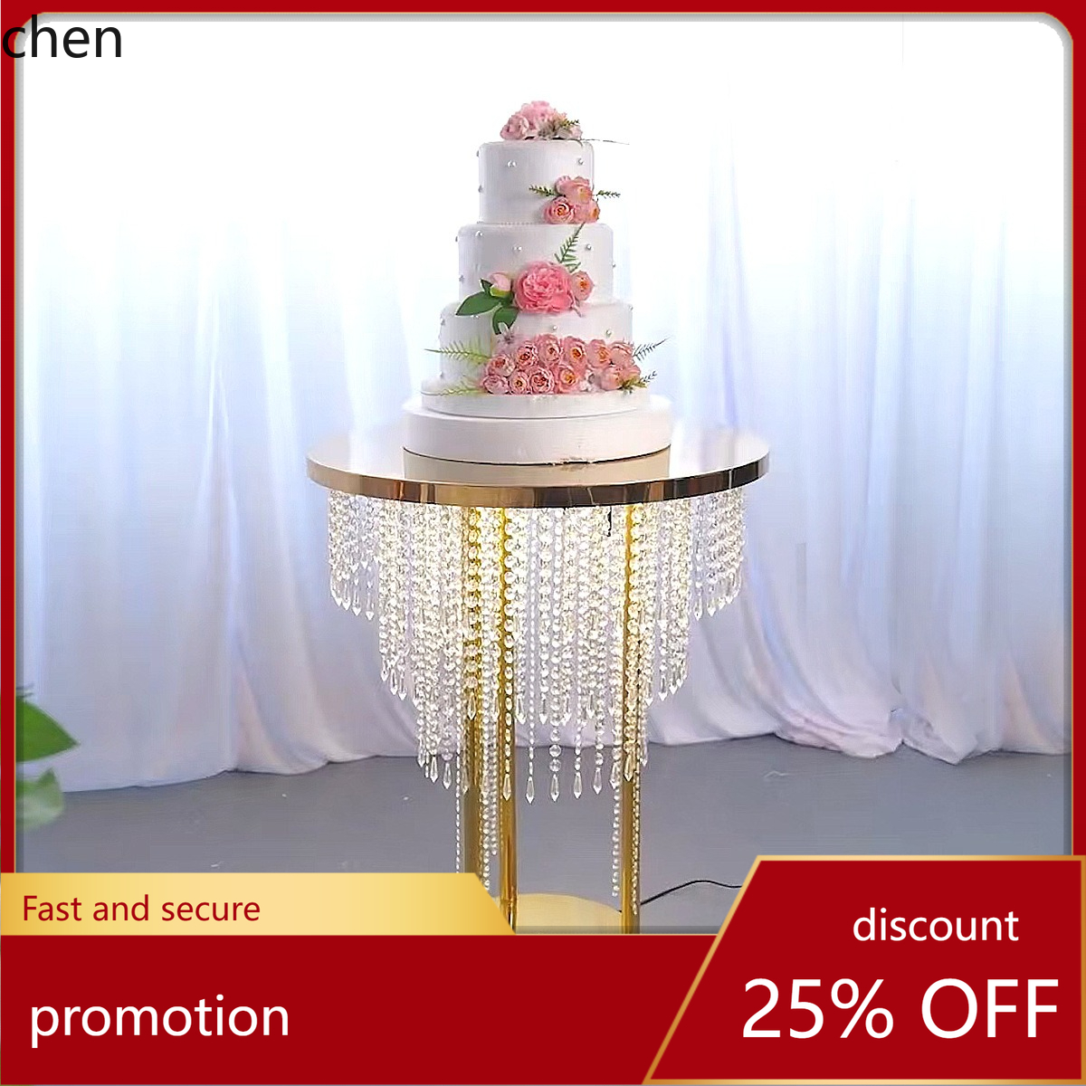 Resin Art Dining Table - ผู้ผลิต HT ขายตรง ม่านลูกปัดคริสตัลใหม่ ตกแต่งโต๊ะเค้ก โต๊ะอาหาร