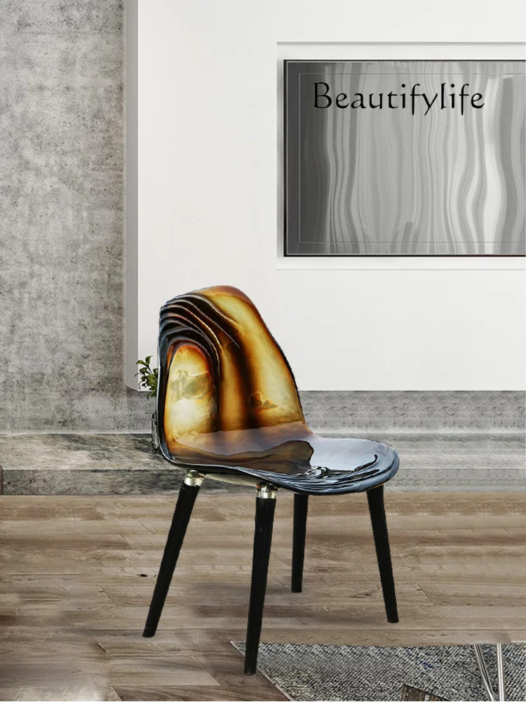 Resin Art Dining Table - เก้าอี้เรซิ่นอีพ็อกซี่หรูหราโปร่งแสง งานศิลปะตกแต่งห้องนั่งเล่น ห้องน้ำชา และโต๊ะอาหาร