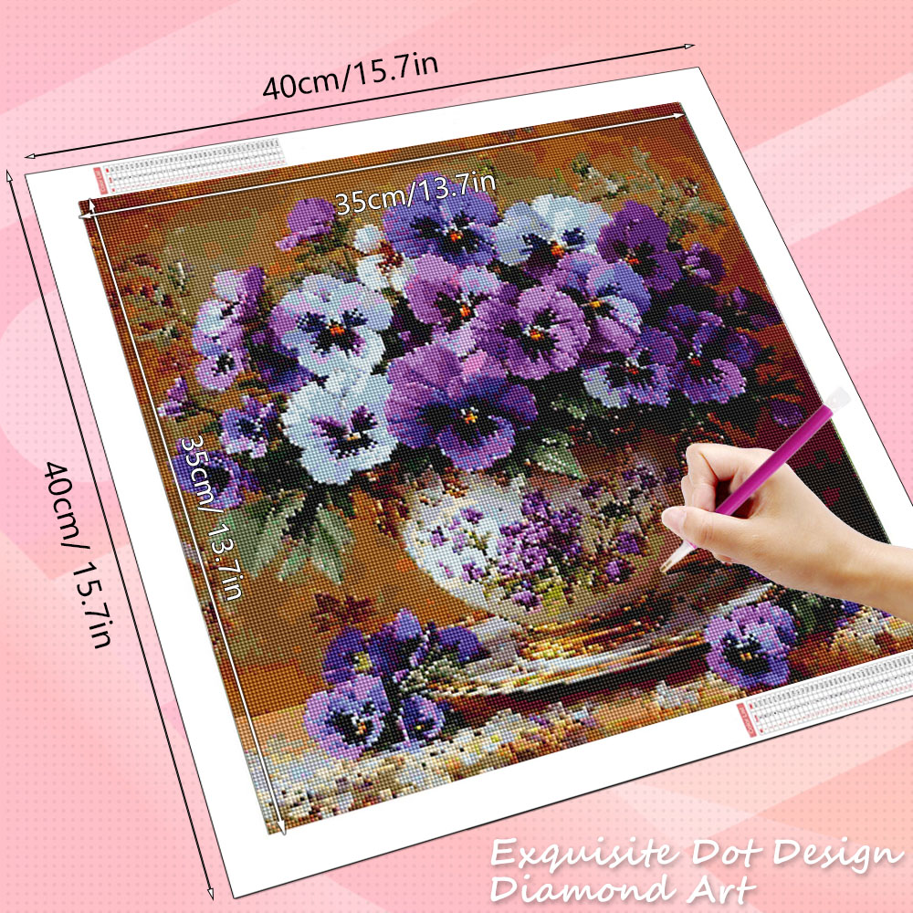 ชุดภาพปักครอสติชเพชร 5 มิติ ลา - Resin Art Of Rose บทวิจารณ์และราคา