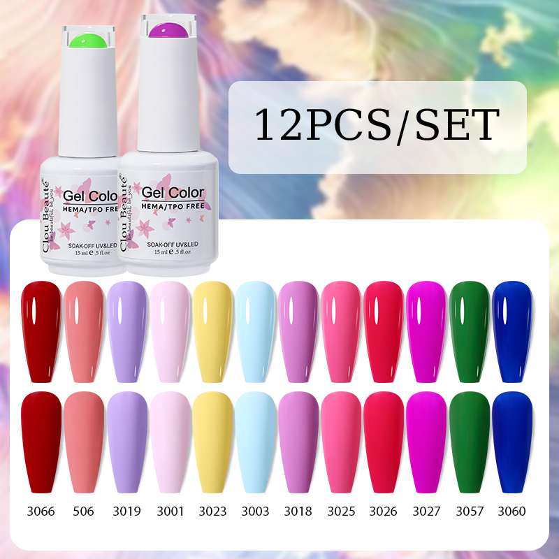 ชุดทำเล็บเจล Clou Beaute 12 ชิ - Resin Art Pouring บทวิจารณ์และราคา