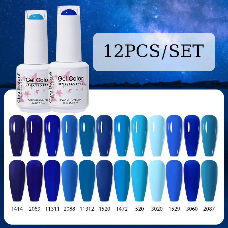 ชุดทำเล็บเจล Clou Beaute 12 ชิ - Resin Art Pouring บทวิจารณ์และราคา
