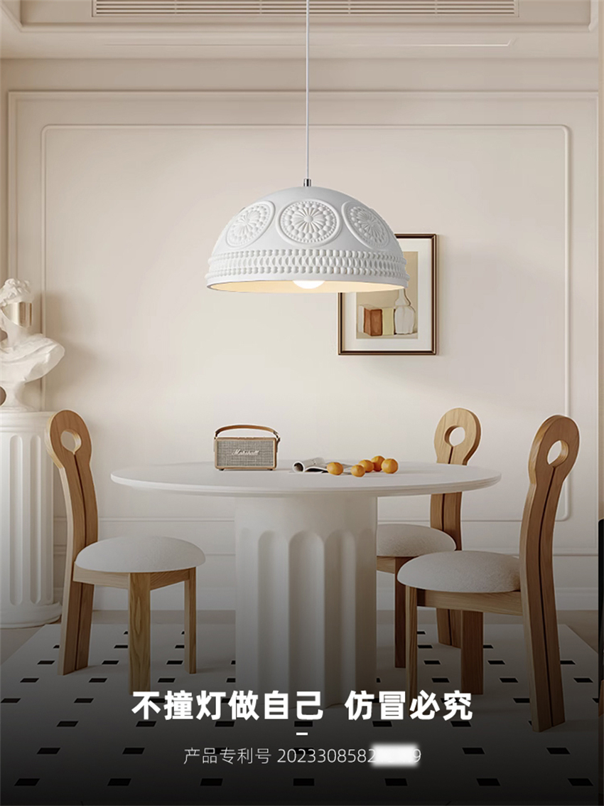 โคมไฟห้อยเพดานเรซิ่นสีขาวสไตล์ - Resin Art Dining Table บทวิจารณ์และราคา