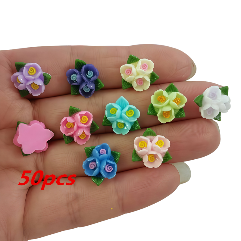 ดอกกุหลาบและใบไม้เรซิ่นหลากสีข - Resin Art Of Rose บทวิจารณ์และราคา