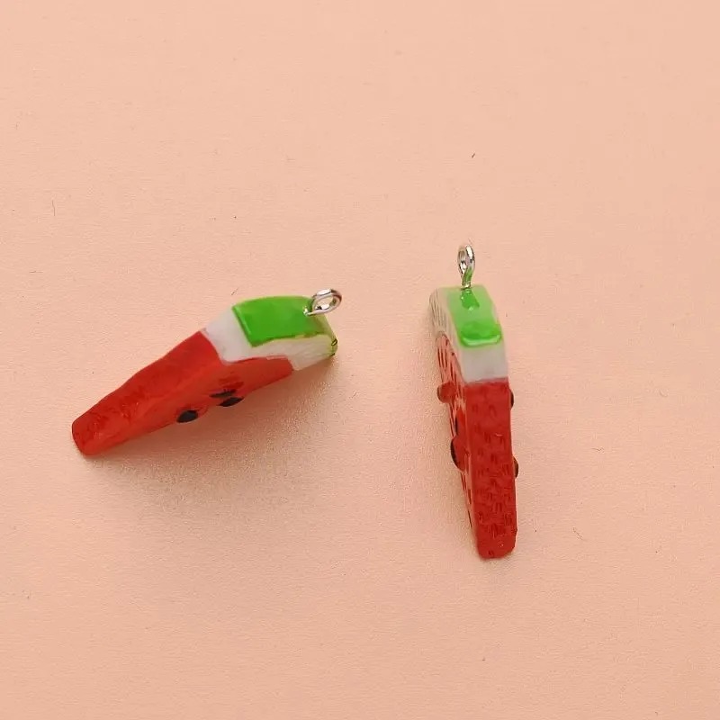 จี้เรซิ่นรูปแตงโมสามเหลี่ยมสอง - Resin Art Kits For Adults บทวิจารณ์และราคา