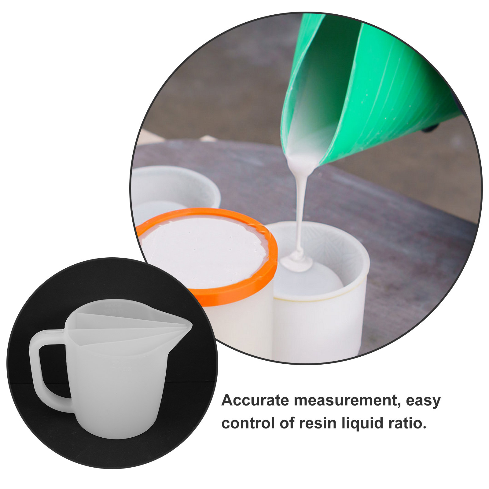 ถ้วยซิลิโคน 4 ช่อง แยกส่วนได้  - Resin Art Pouring บทวิจารณ์และราคา