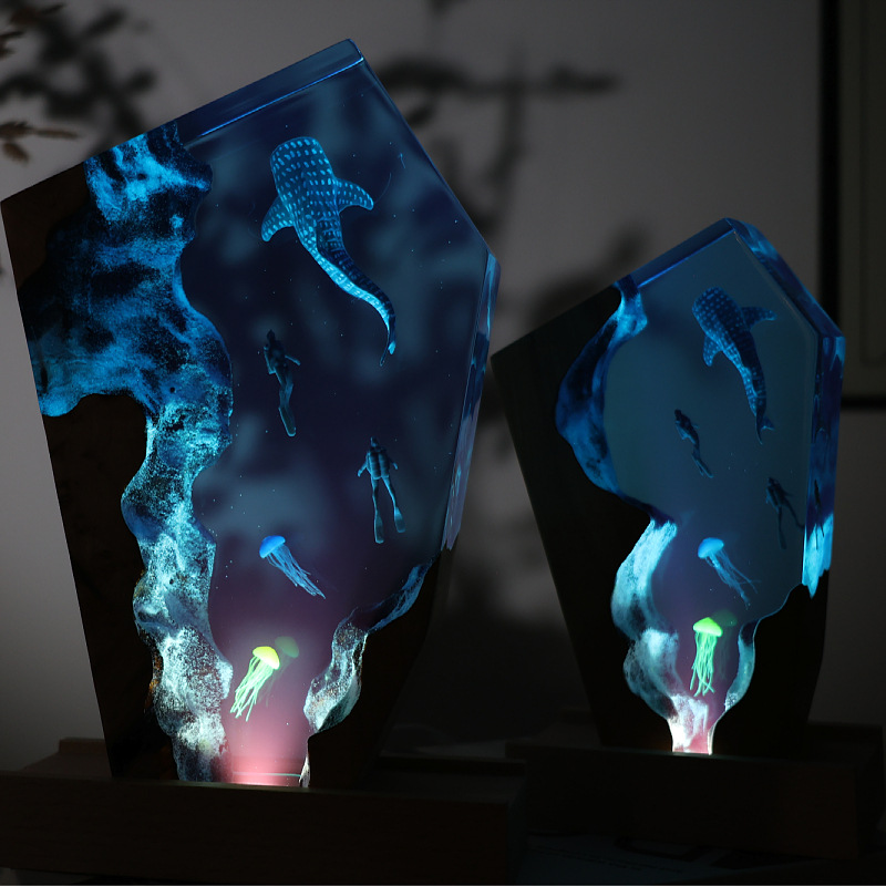 ของตกแต่งเรซิ่นรูปน้ำพุร้อน วา - Resin Art Gift For Anniversary บทวิจารณ์และราคา
