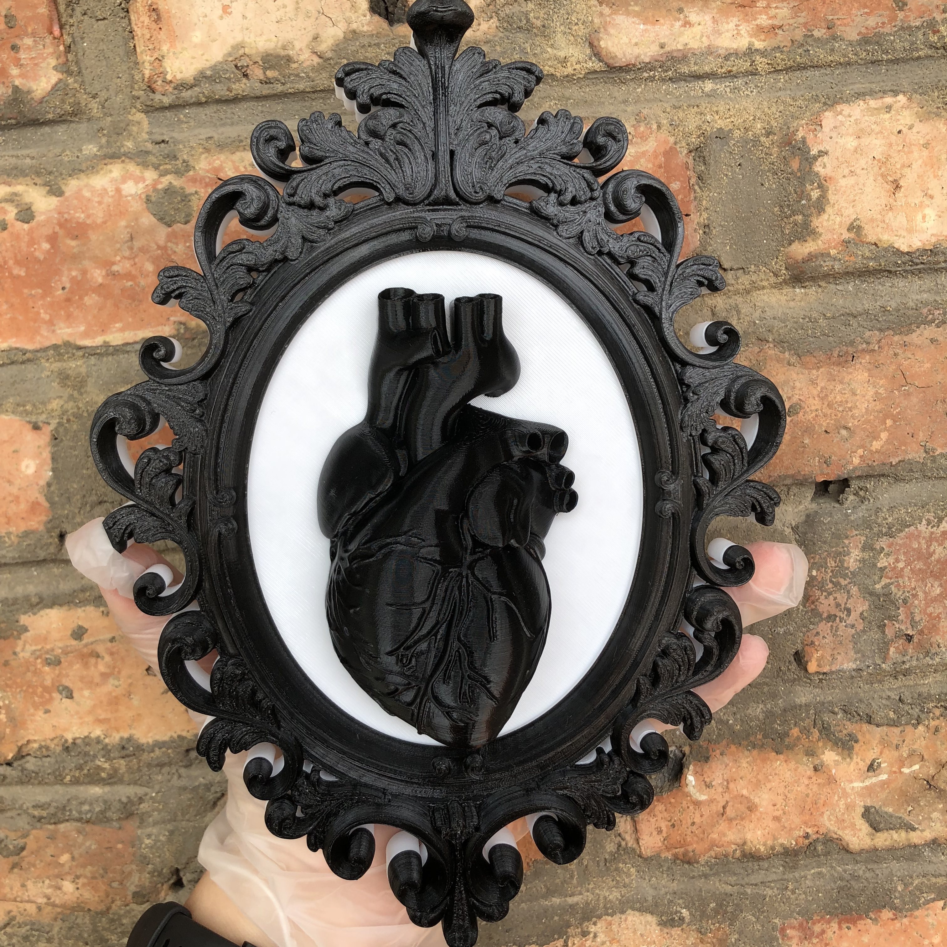 กรอบรูปหัวใจ งานศิลปะตกแต่งผนั - Resin Art Gift For Anniversary บทวิจารณ์และราคา