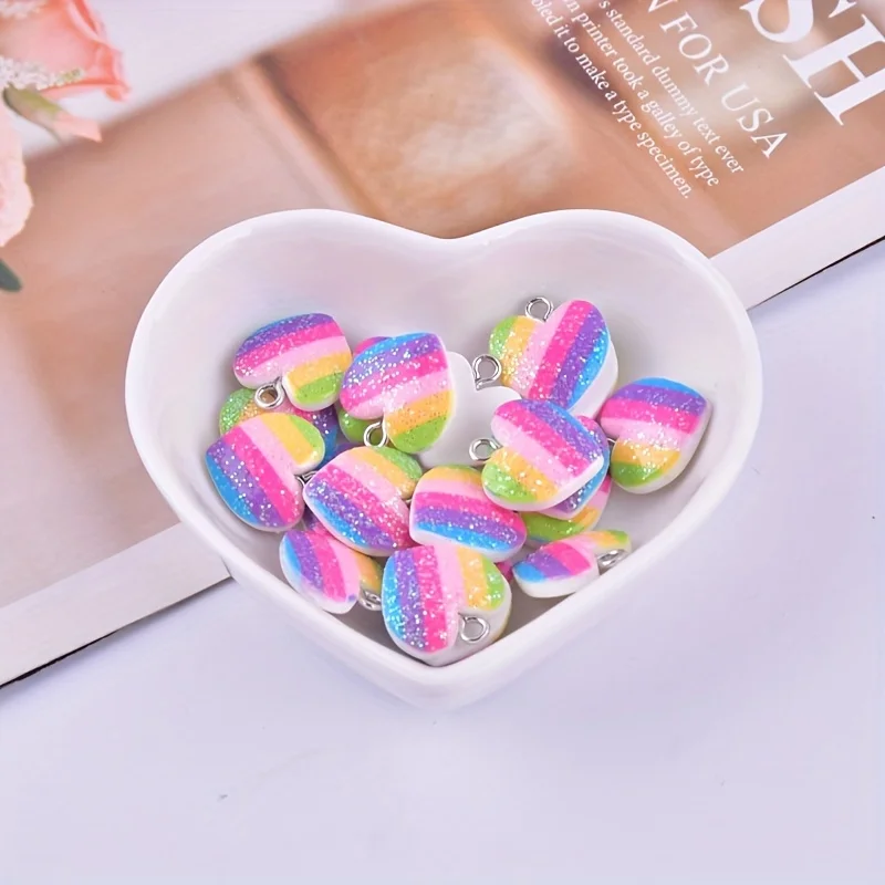 ชาร์มเรซิ่นรูปหัวใจหลากสี 10 ช - Resin Art Kits For Adults บทวิจารณ์และราคา