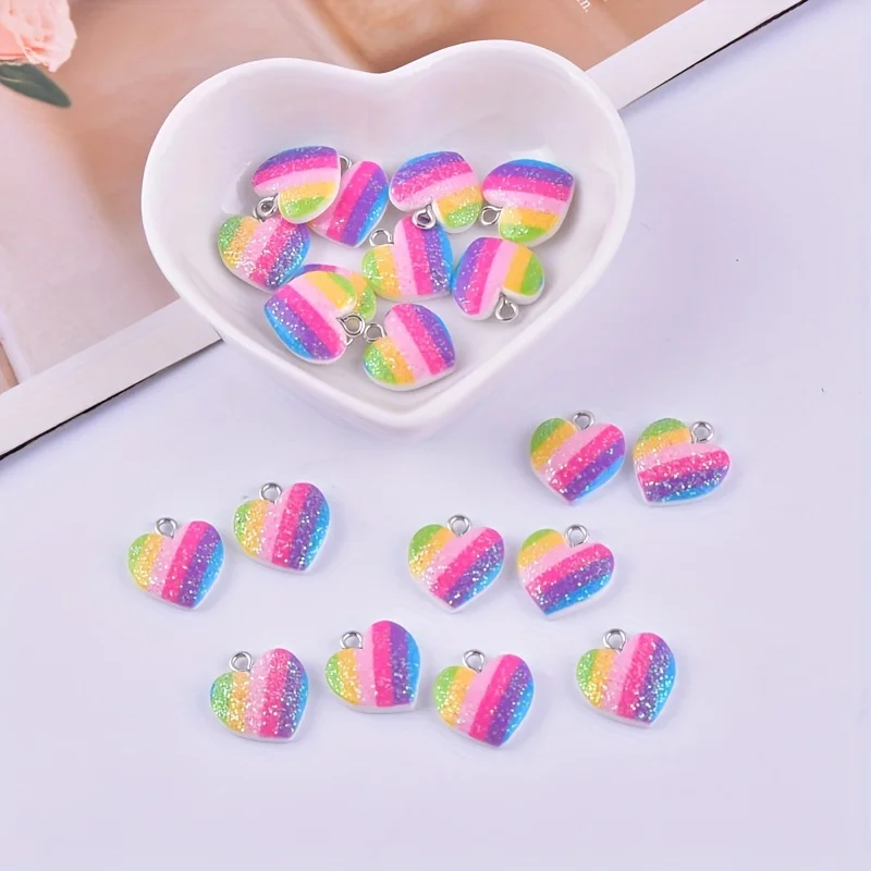 ชาร์มเรซิ่นรูปหัวใจหลากสี 10 ช - Resin Art Kits For Adults บทวิจารณ์และราคา