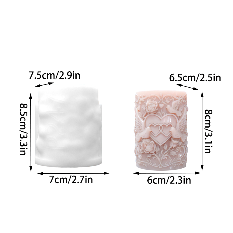 แม่พิมพ์ซิลิโคนรูปเทียนรูปหัวใ - Resin Art Of Rose บทวิจารณ์และราคา