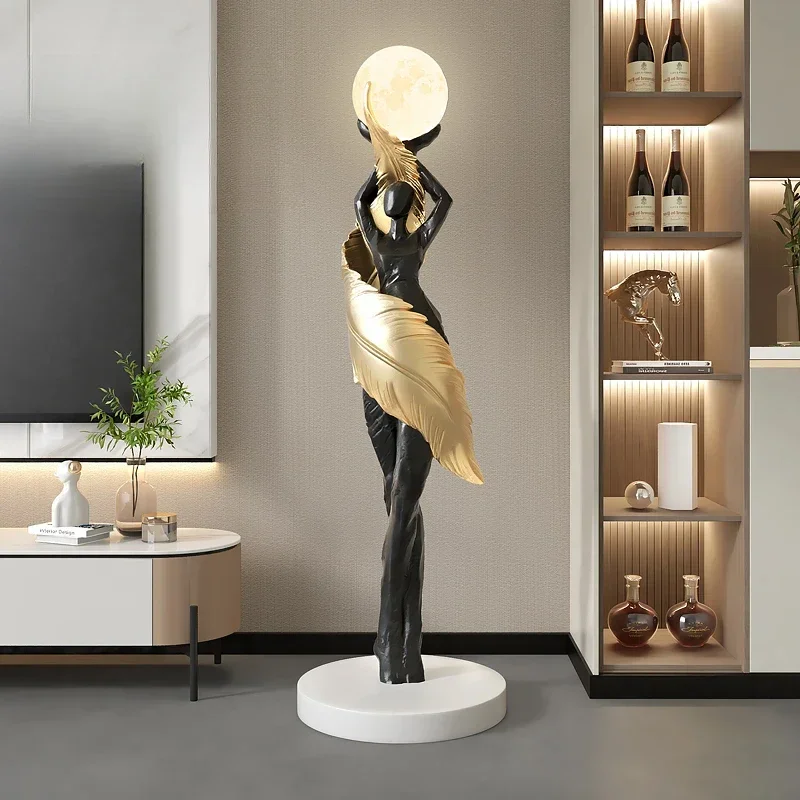 ประติมากรรมตกแต่งบ้านรูปสาวน้อ - Resin Art Floor บทวิจารณ์และราคา
