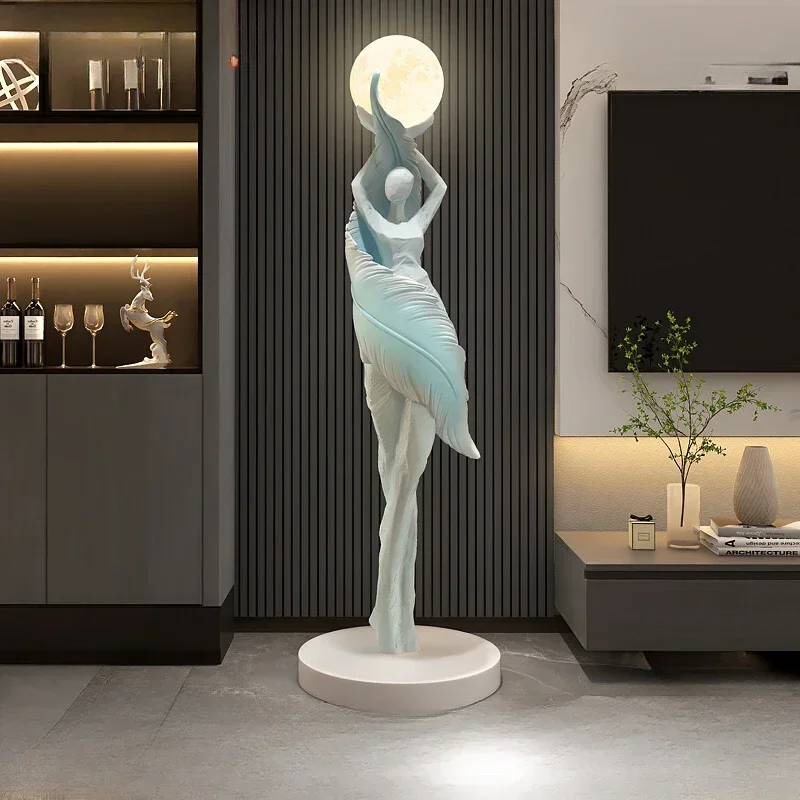 ประติมากรรมตกแต่งบ้านรูปสาวน้อ - Resin Art Floor บทวิจารณ์และราคา
