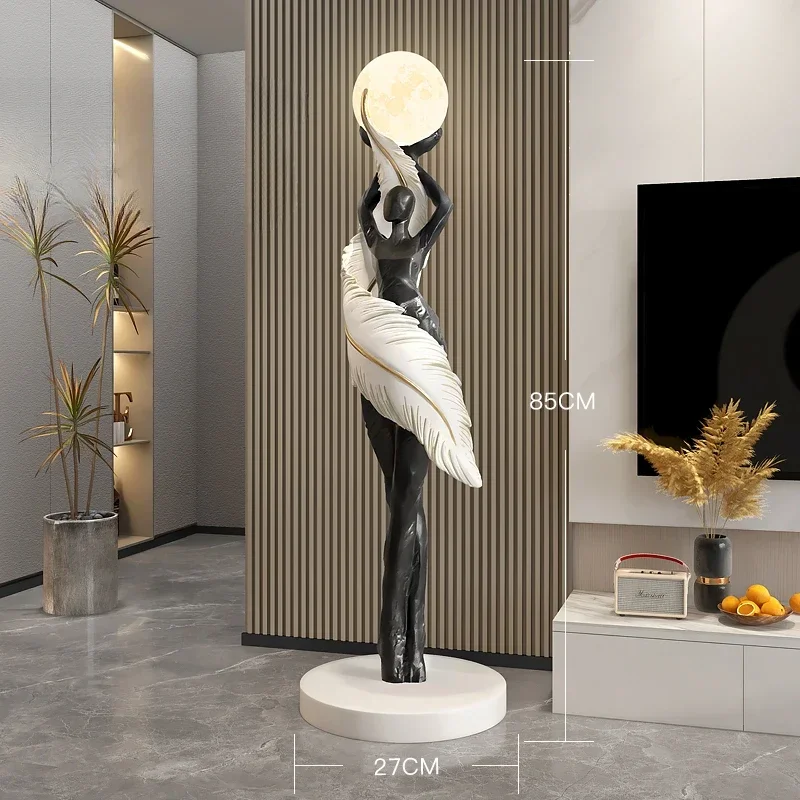 ประติมากรรมตกแต่งบ้านรูปสาวน้อ - Resin Art Floor บทวิจารณ์และราคา