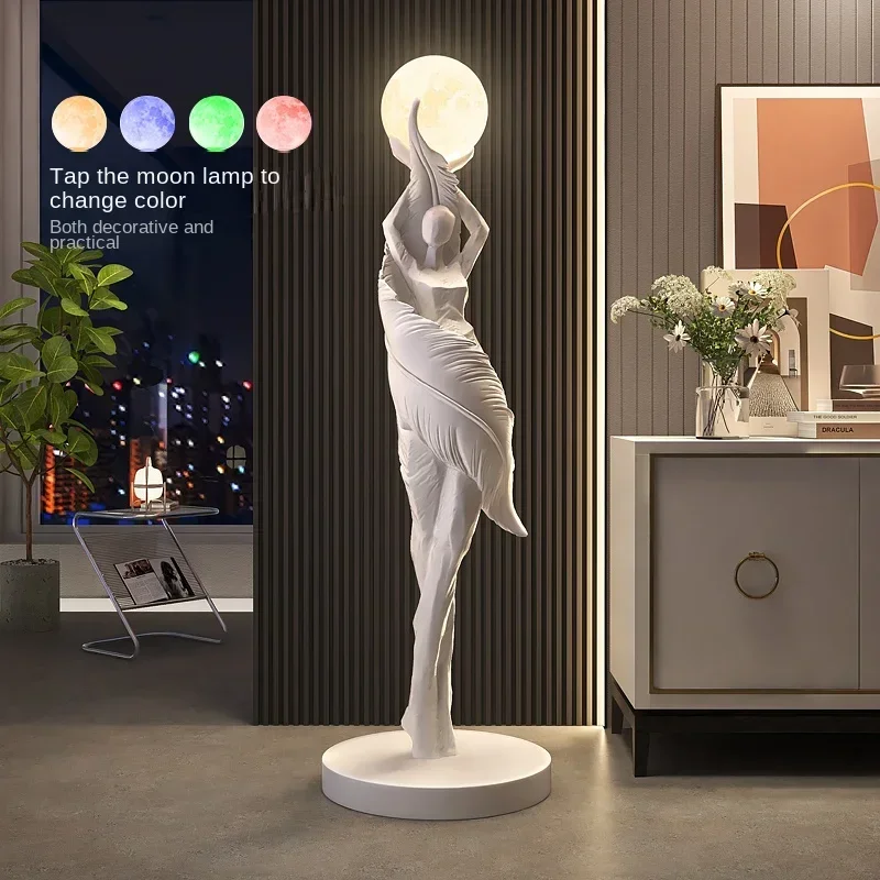 ประติมากรรมตกแต่งบ้านรูปสาวน้อ - Resin Art Floor บทวิจารณ์และราคา