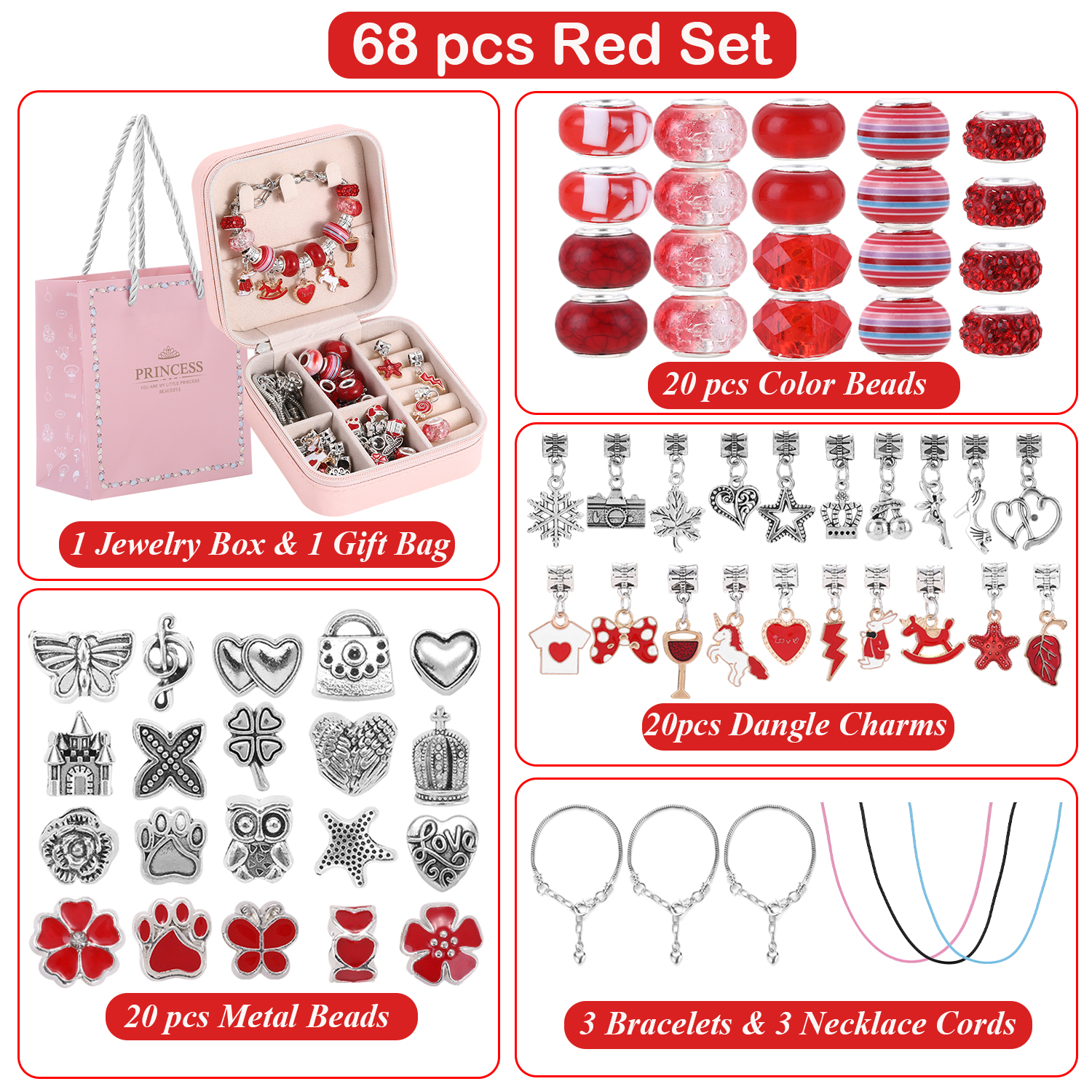 ชุดทำสร้อยข้อมือลูกปัด 68 ชิ้น - Resin Art Kits For Adults บทวิจารณ์และราคา