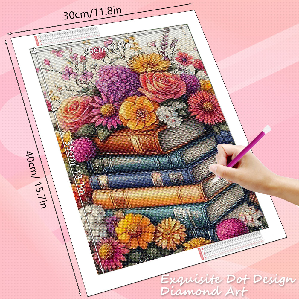 ชุดภาพวาดเพชร HUACAN Diamond M - Resin Art Of Rose บทวิจารณ์และราคา