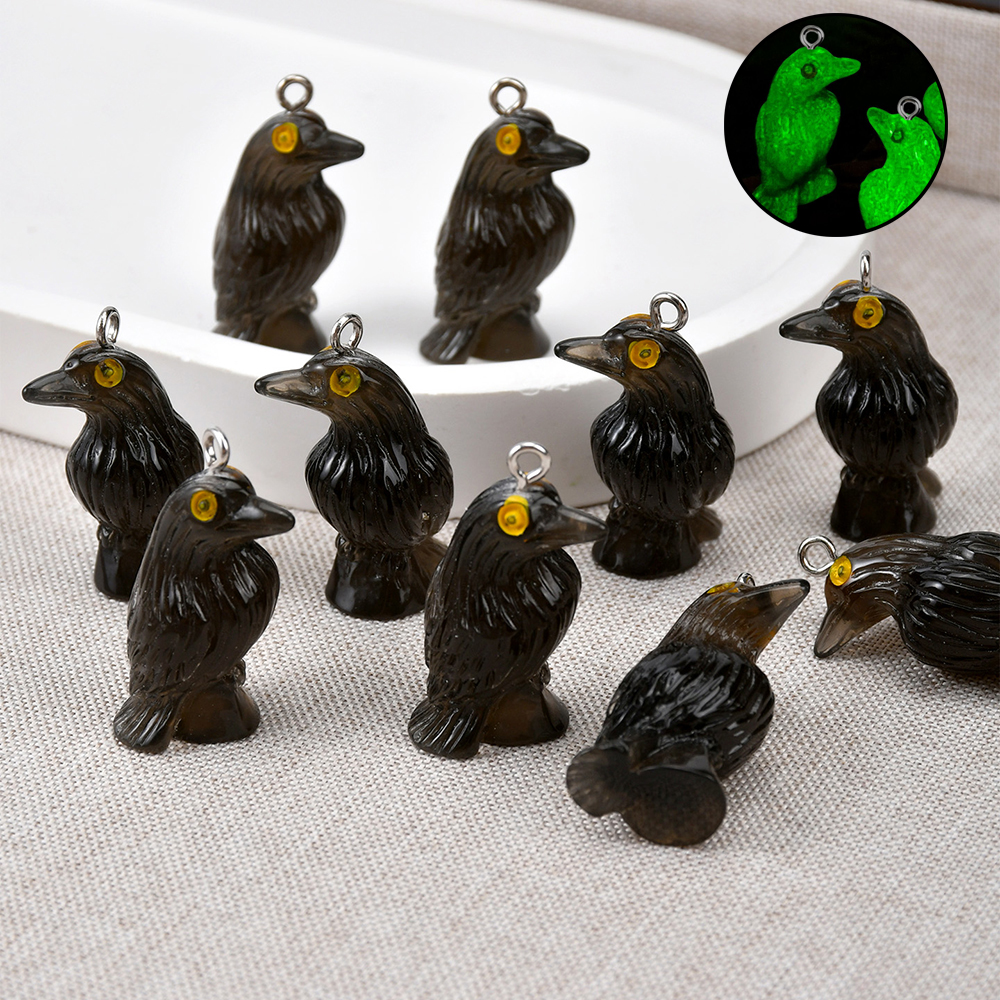 จี้เรซิ่นรูปอวัยวะนกอีกาสีดำ 1 - Resin Art Kits For Adults บทวิจารณ์และราคา