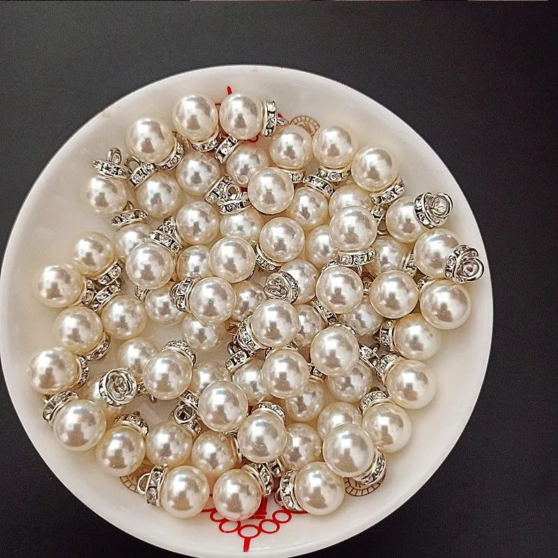30 ชิ้นรอบเพิร์ลเพชรจี้ทองเงิน - Resin Art Gift For Anniversary บทวิจารณ์และราคา