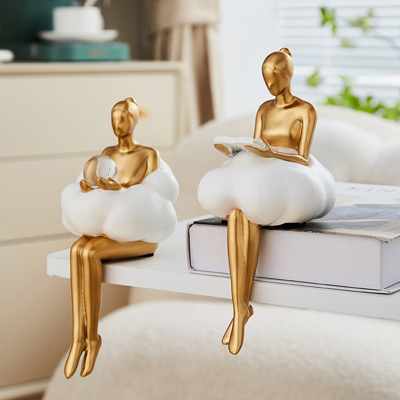 รูปปั้นนักบัลเลต์บนเมฆ ศิลปะนา - Resin Art Dining Table บทวิจารณ์และราคา