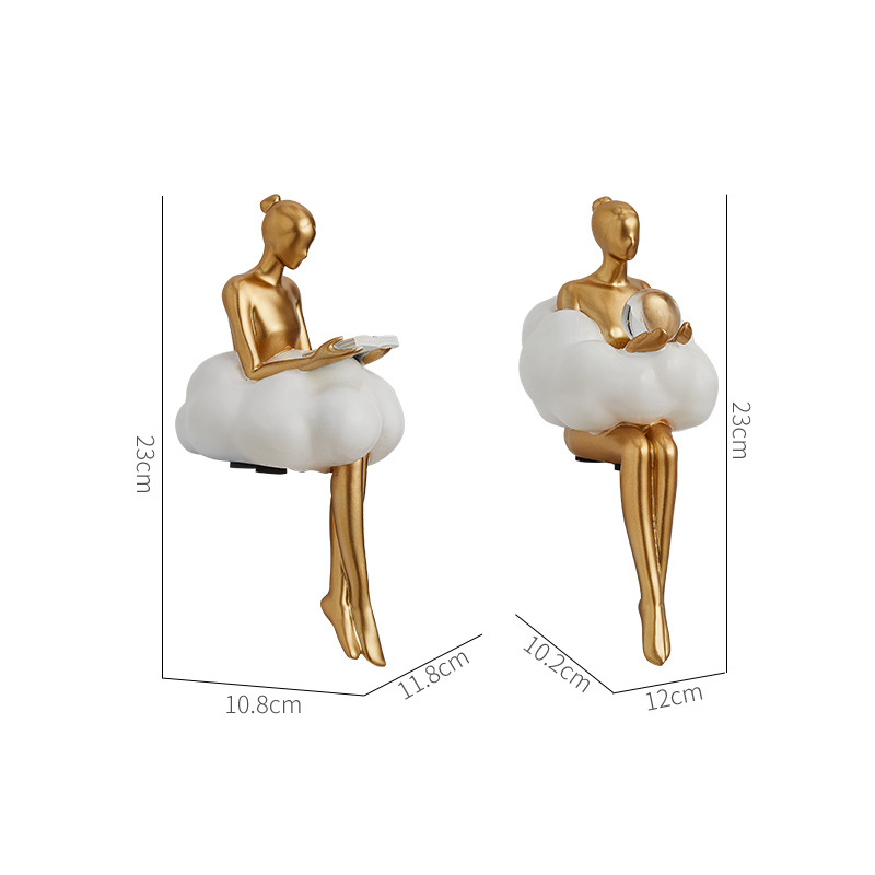รูปปั้นนักบัลเลต์บนเมฆ ศิลปะนา - Resin Art Dining Table บทวิจารณ์และราคา
