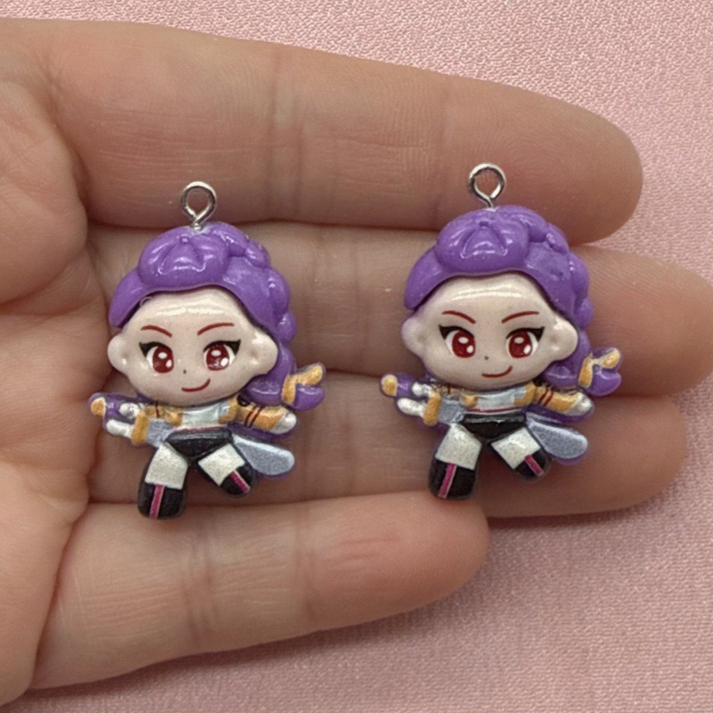 จี้การ์ตูนเรซิ่น 10 ชิ้น, ต่าง - Resin Art Kits For Adults บทวิจารณ์และราคา