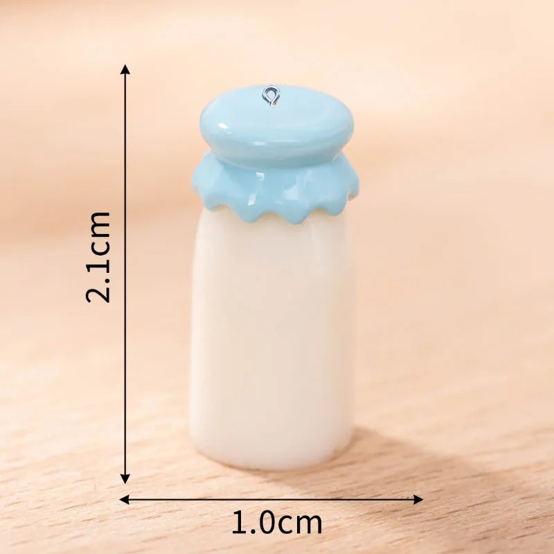 10 ชิ้นมินิขวดนมเรซิ่นชาร์มจี้ - Resin Art Kits For Adults บทวิจารณ์และราคา