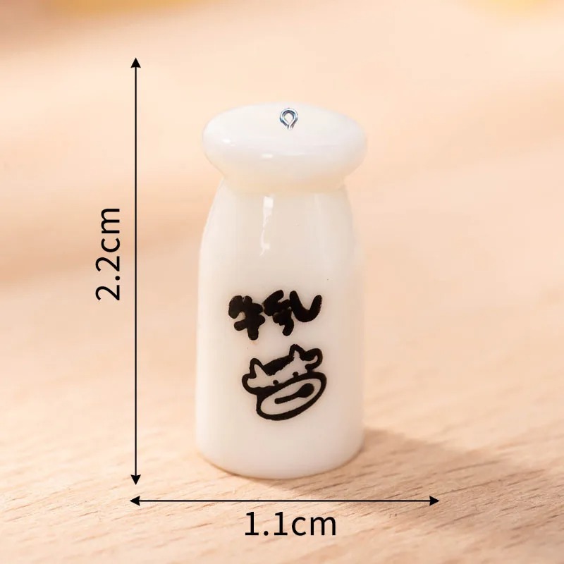10 ชิ้นมินิขวดนมเรซิ่นชาร์มจี้ - Resin Art Kits For Adults บทวิจารณ์และราคา