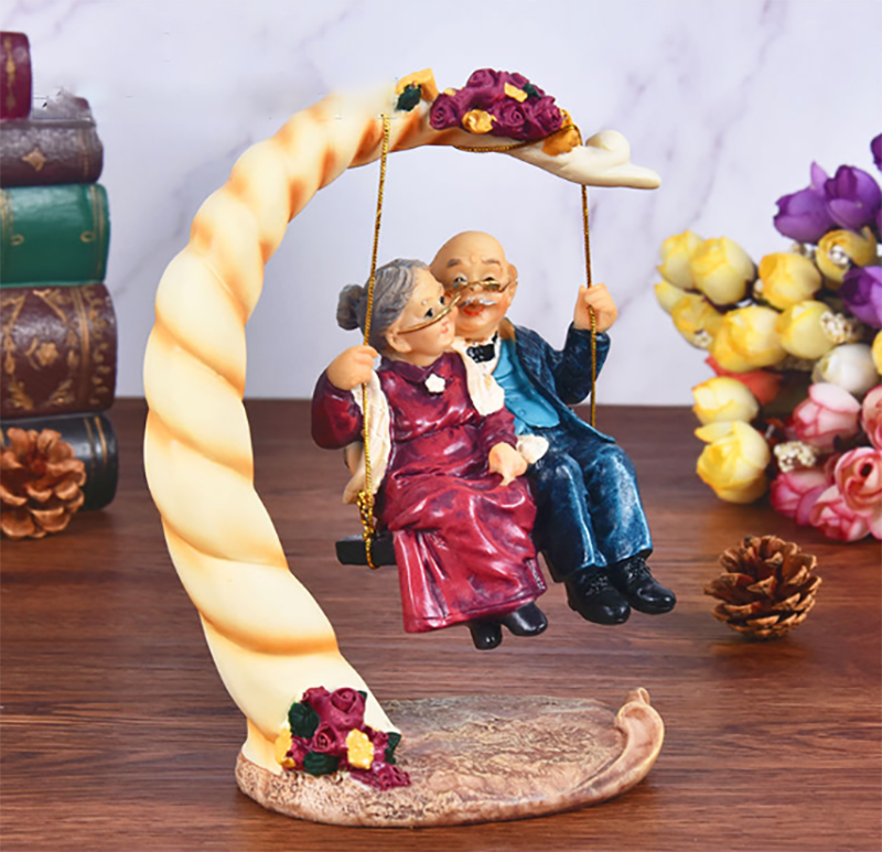 รูปปั้นเรซิ่นคู่รักแบบจีนโบราณ - Resin Art Gift For Anniversary บทวิจารณ์และราคา