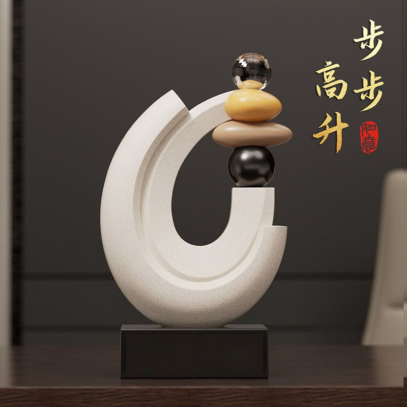 ของตกแต่งบ้าน รูปปั้นหินนำโชค  - Resin Art Gift For Anniversary บทวิจารณ์และราคา