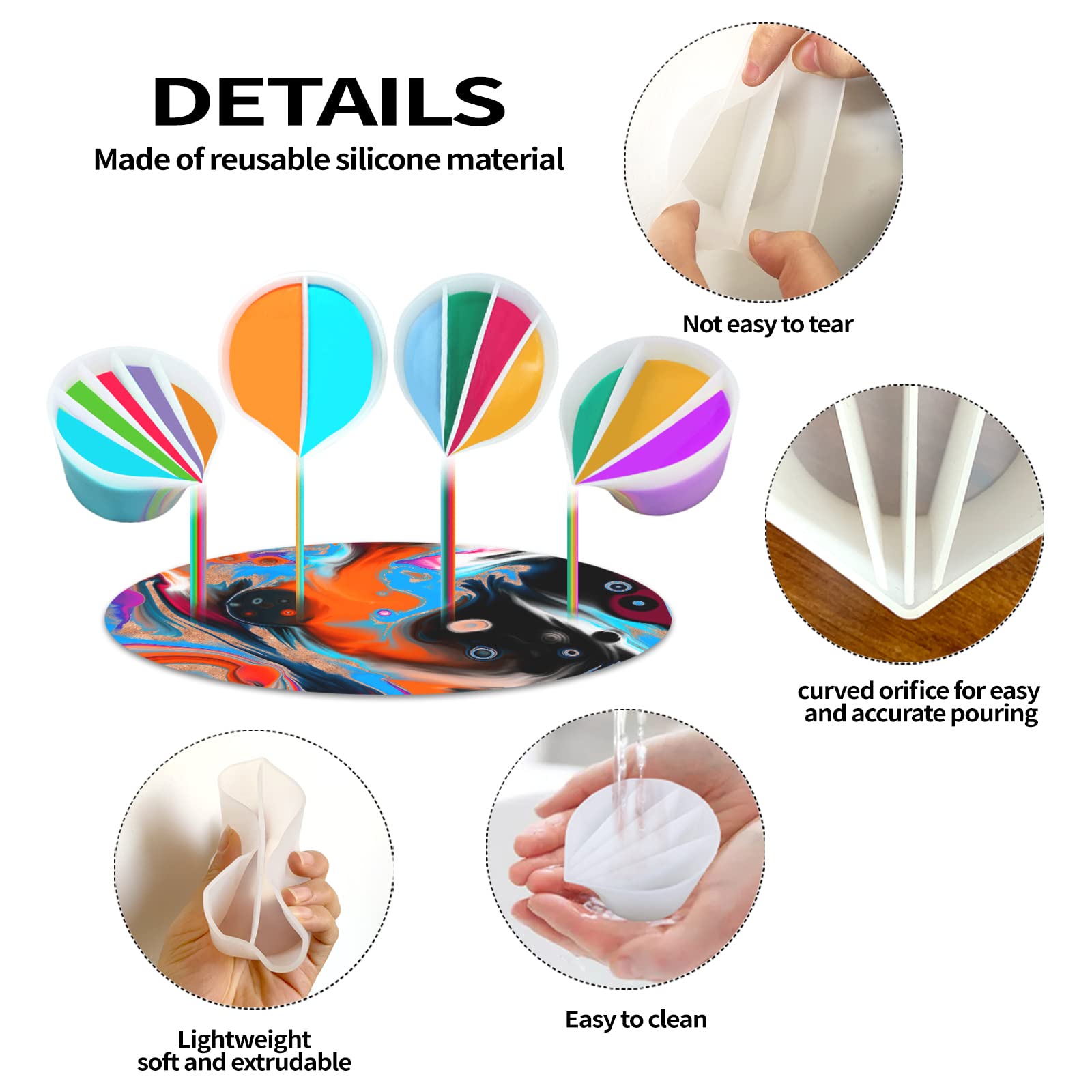 ถ้วยแบ่งสีสำหรับงานเพ้นท์แบบเท - Resin Art Pouring บทวิจารณ์และราคา