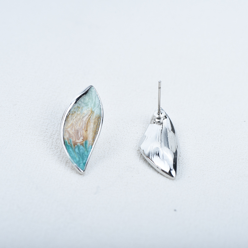 ICEYY ออกแบบใหม่แฟชั่น Art ภาพ - Resin Art Earrings Design บทวิจารณ์และราคา