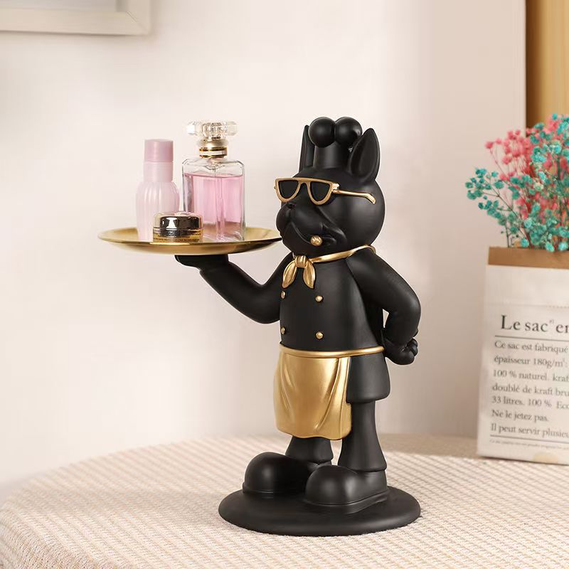 เรซิ่นโจรสลัด Chef รูปปั้นถาดร - Resin Art Dining Table บทวิจารณ์และราคา
