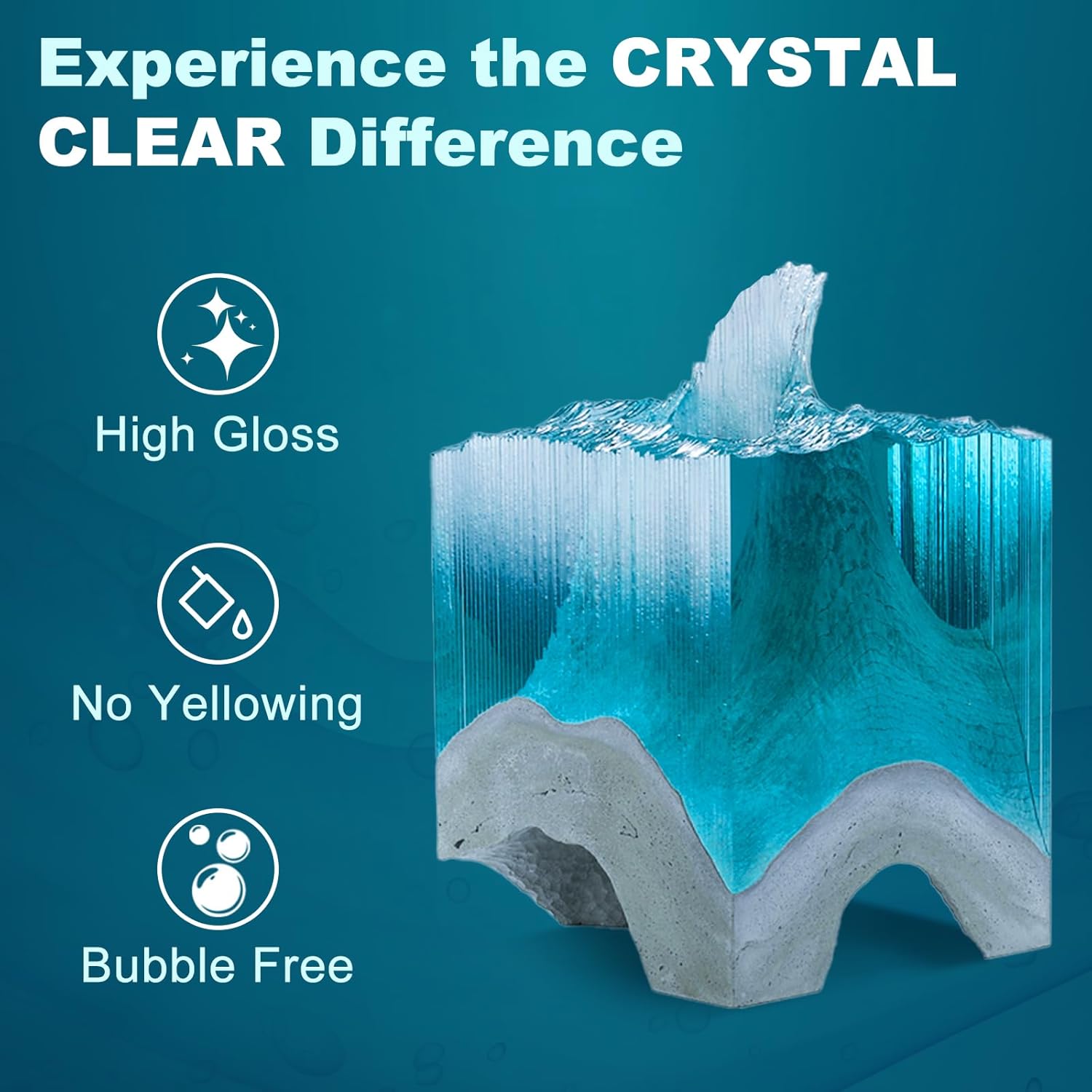 Deep Pour อีพ็อกซี่เรซิ่นใสอีพ - Resin Art Pouring บทวิจารณ์และราคา