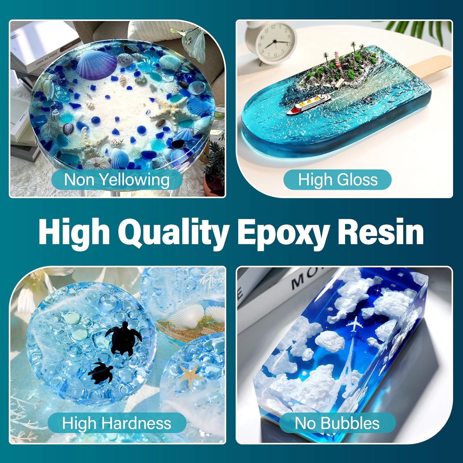Deep Pour อีพ็อกซี่เรซิ่นใสอีพ - Resin Art Pouring บทวิจารณ์และราคา