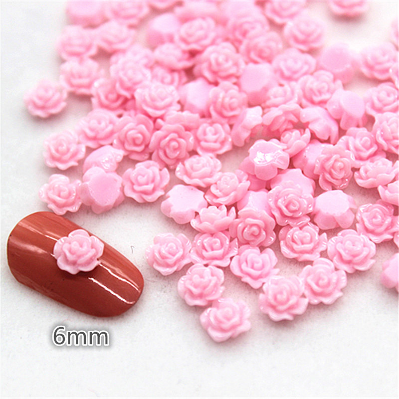 100pcs 6mm เรซิ่น MINI Rose ดอ - Resin Art Of Rose บทวิจารณ์และราคา