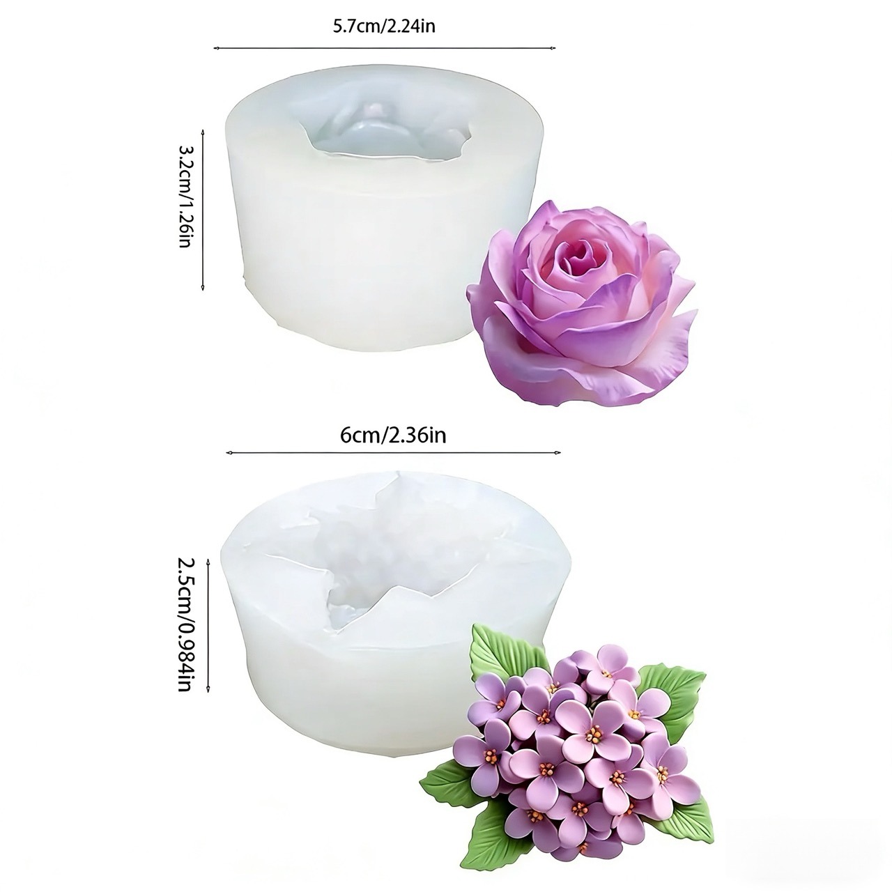แม่พิมพ์ซิลิโคนรูปดอกไม้ 3 มิต - Resin Art Of Rose บทวิจารณ์และราคา