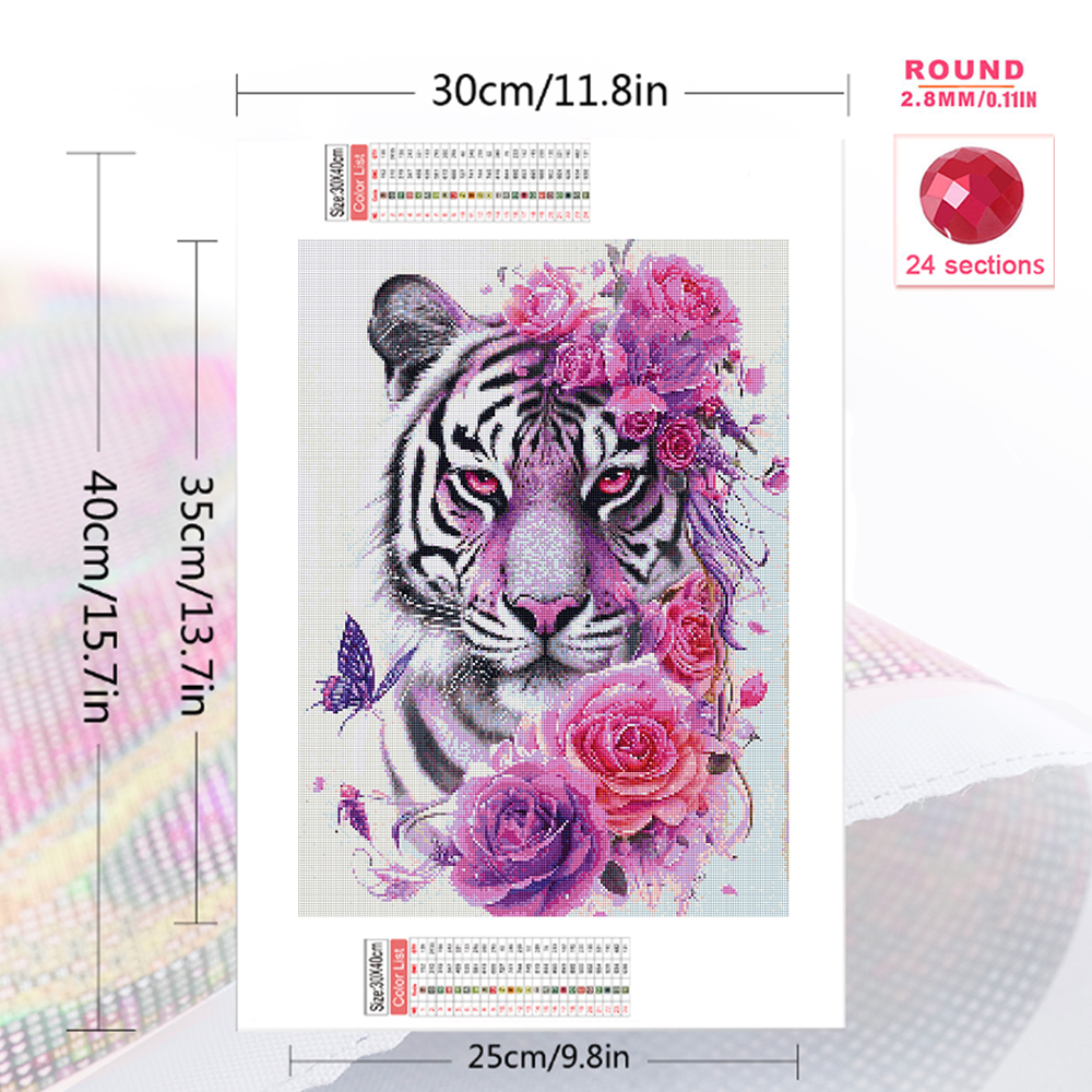 โมโมอาร์ต งานปักเพชรลายเสือ งา - Resin Art Of Rose บทวิจารณ์และราคา