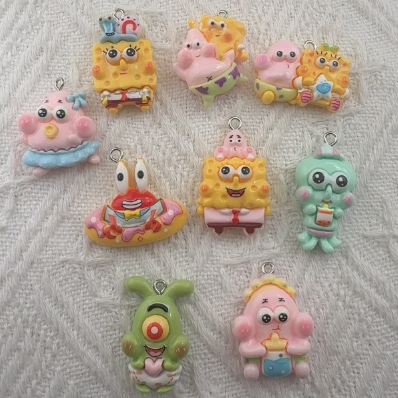 จี้เรซิ่นลายการ์ตูน 10 ชิ้น, ต - Resin Art Kits For Adults บทวิจารณ์และราคา