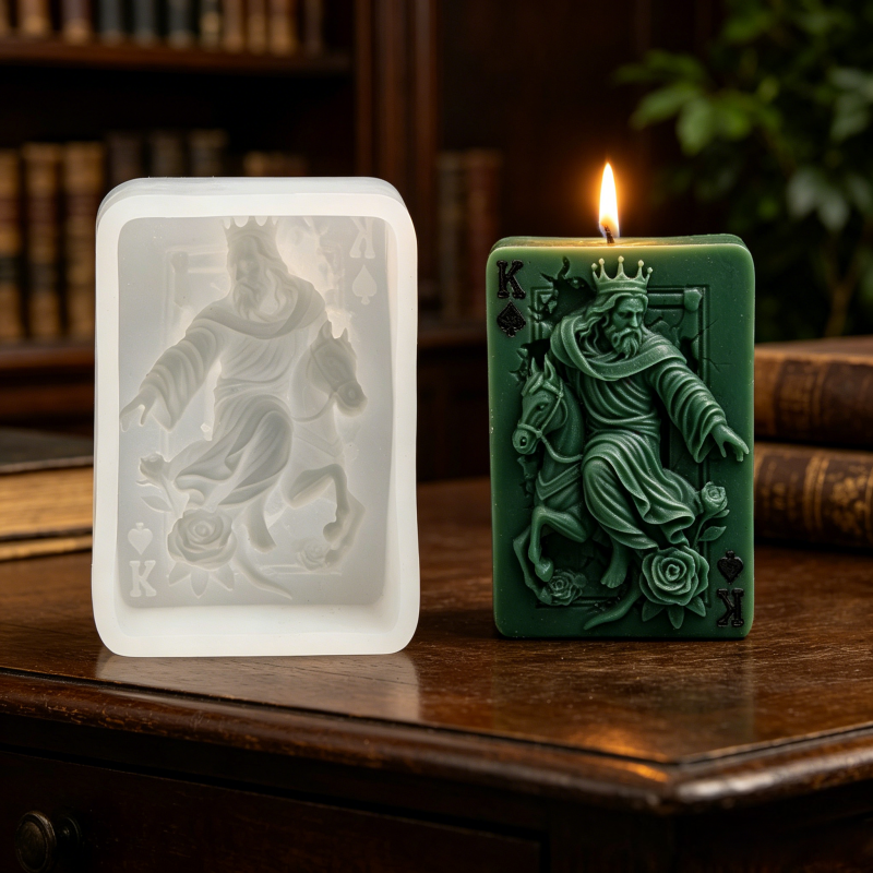 แม่พิมพ์เทียนซิลิโคนรูปไพ่สเปด - Resin Art Of Rose บทวิจารณ์และราคา