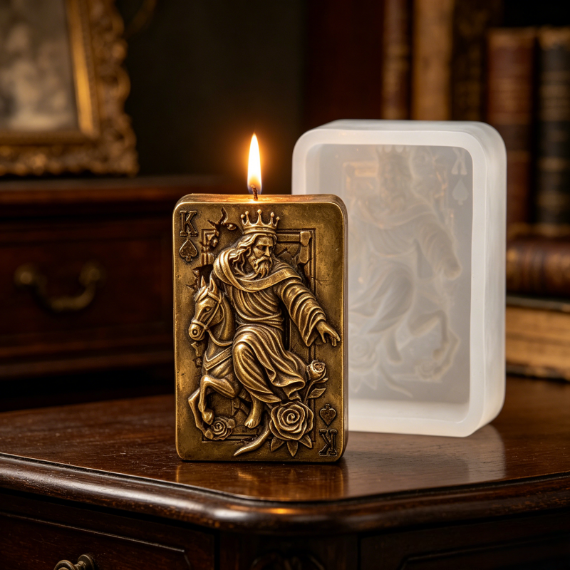 แม่พิมพ์เทียนซิลิโคนรูปไพ่สเปด - Resin Art Of Rose บทวิจารณ์และราคา
