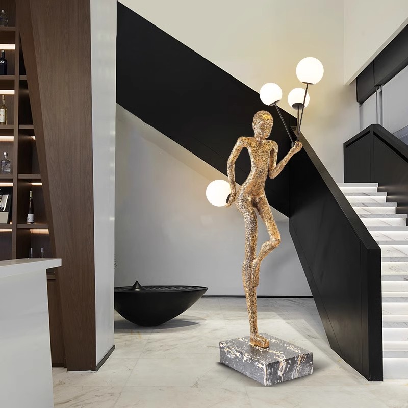 โคมไฟตั้งพื้นห้องนั่งเล่น งานฝ - Resin Art Floor บทวิจารณ์และราคา