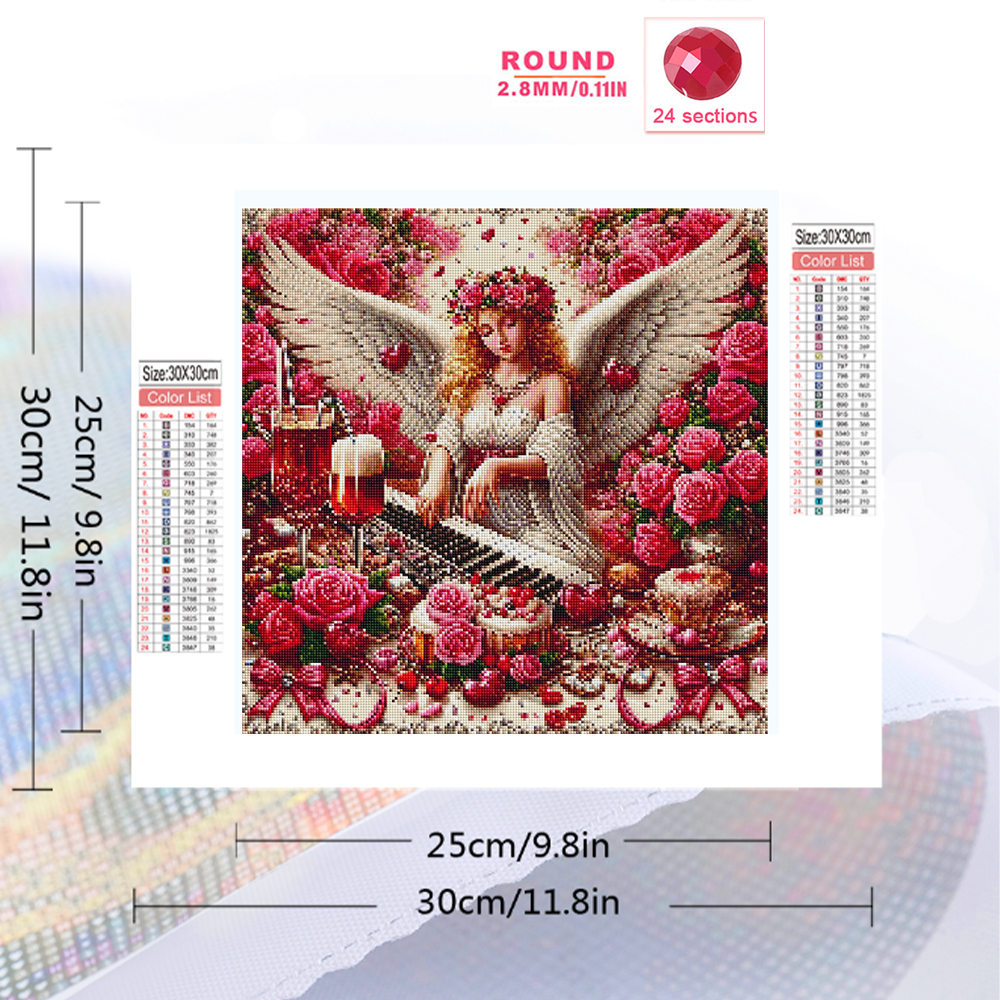 โมโมอาร์ต ไดมอนด์ โมเสค ภาพวาด - Resin Art Of Rose บทวิจารณ์และราคา