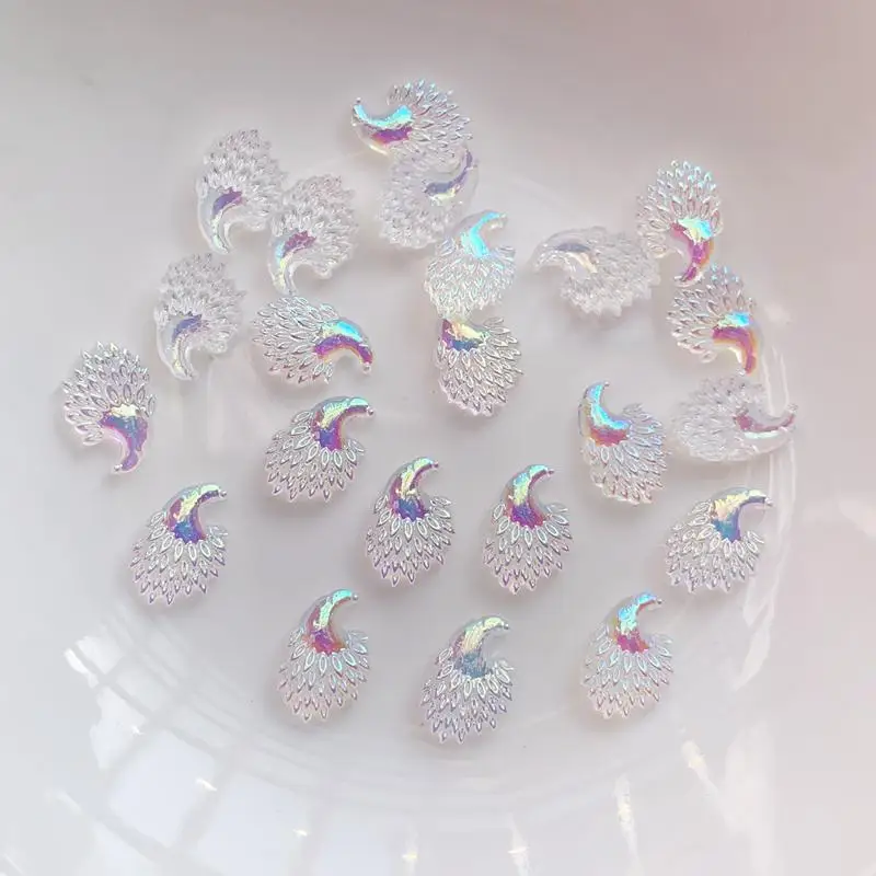 50 ชิ้น/ล็อต 8*12 มม. อุปกรณ์ต - Resin Art Earrings Design บทวิจารณ์และราคา