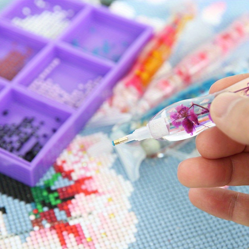 ชุดปากกาเพชรเรซิ่น 5 มิติ ลายด - Resin Art With Flowers บทวิจารณ์และราคา