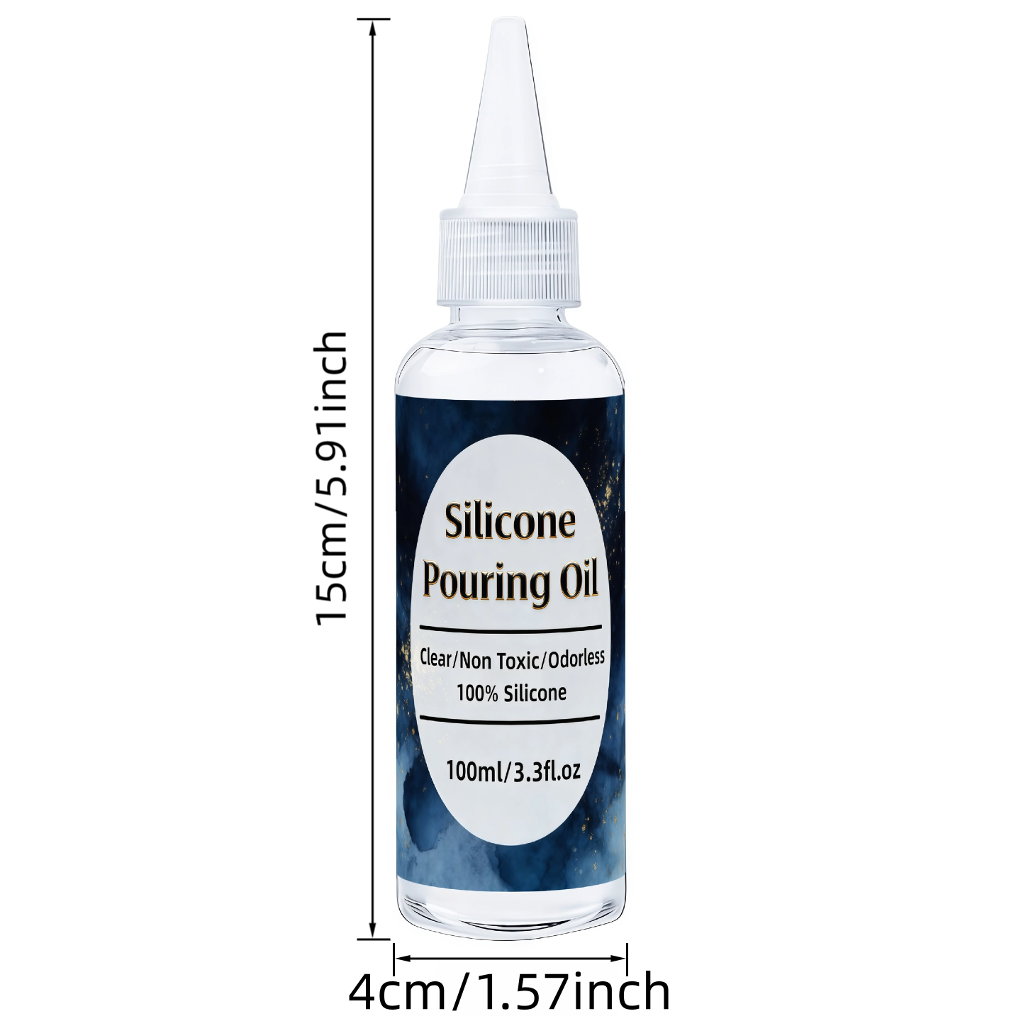 น้ำยาซิลิโคนสำหรับเทสี 3.3 ออน - Resin Art Pouring บทวิจารณ์และราคา